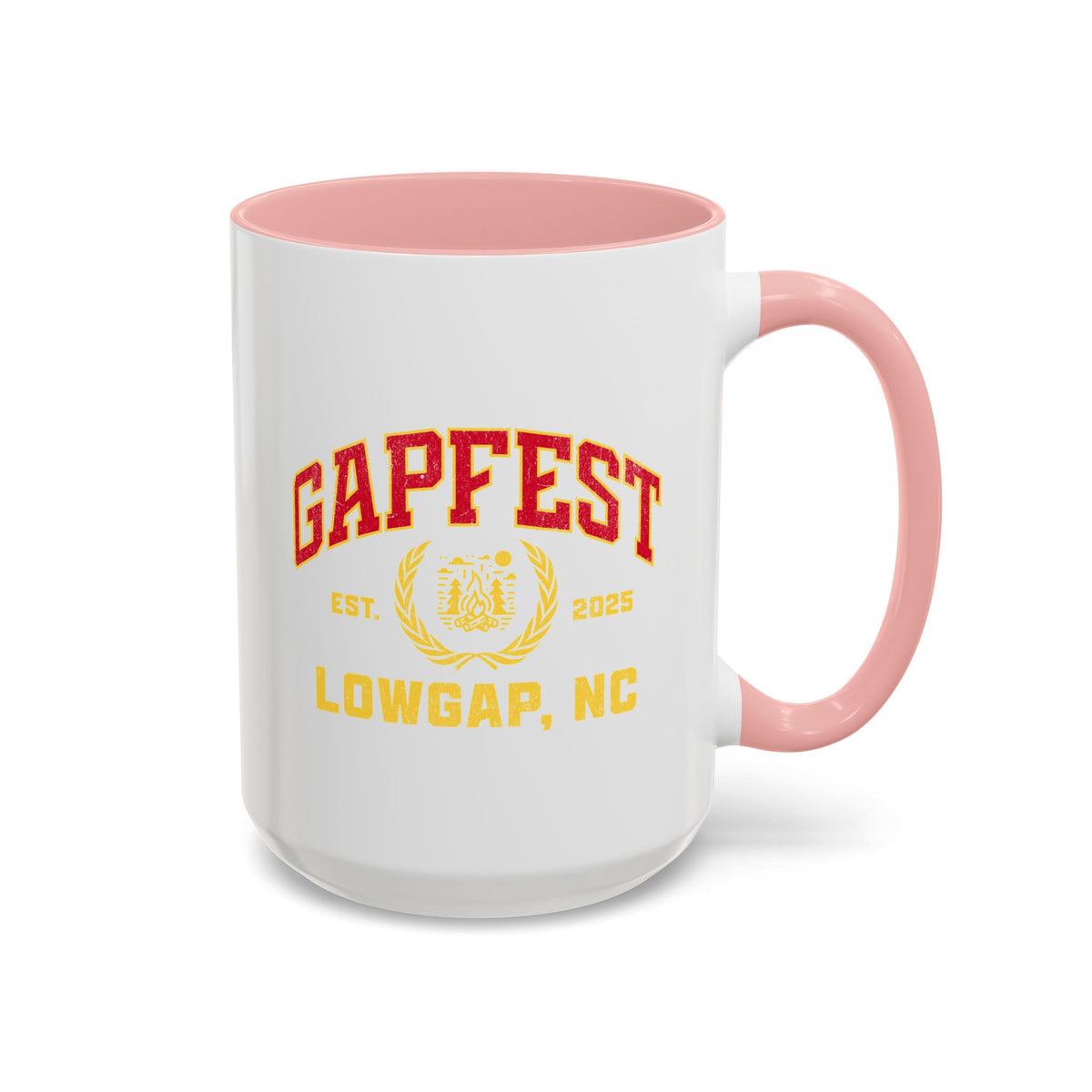 GapFest Lowgap, NC Coffee Mug — Retro Campus Accent Mug (11/15oz)