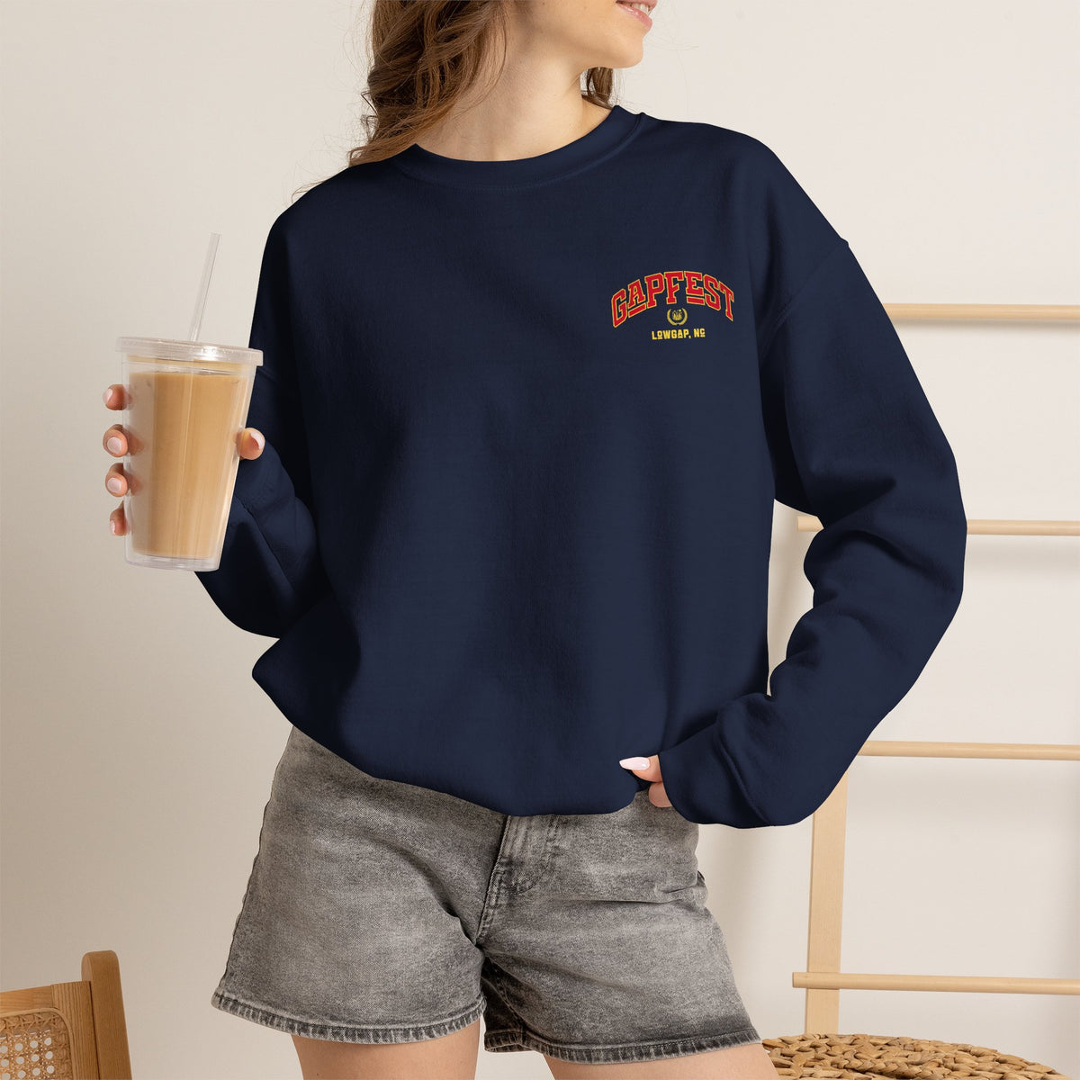 Crewneck Sweatshirt — GAPFEST 2026 Vintage Campus Pullover