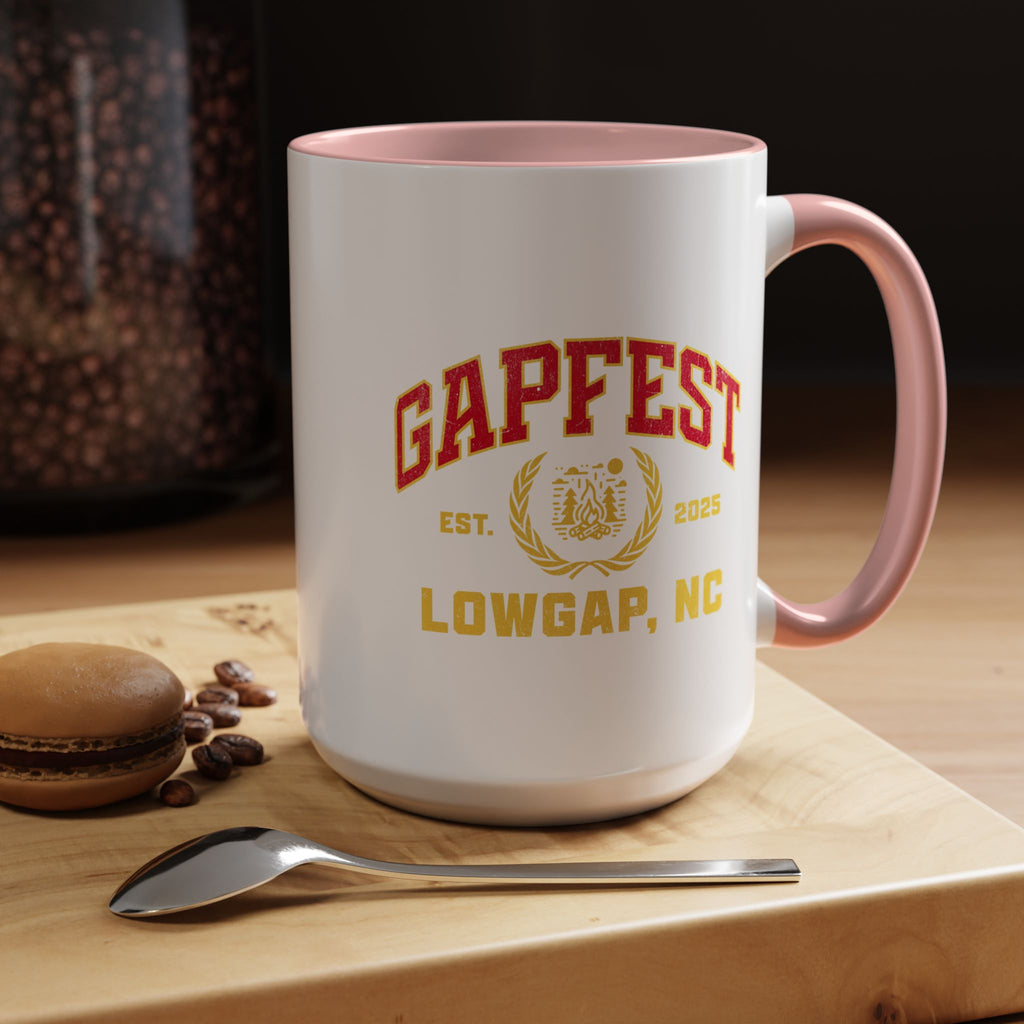 GapFest Lowgap, NC Coffee Mug — Retro Campus Accent Mug (11/15oz)