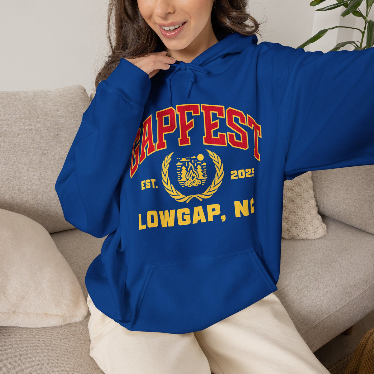 GapFest Lowgap NC Hoodie — Vintage College-Style Pullover