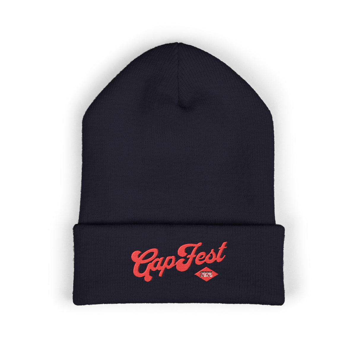 Embroidered GapFest 2026 Cuffed Beanie — Knit Winter Hat