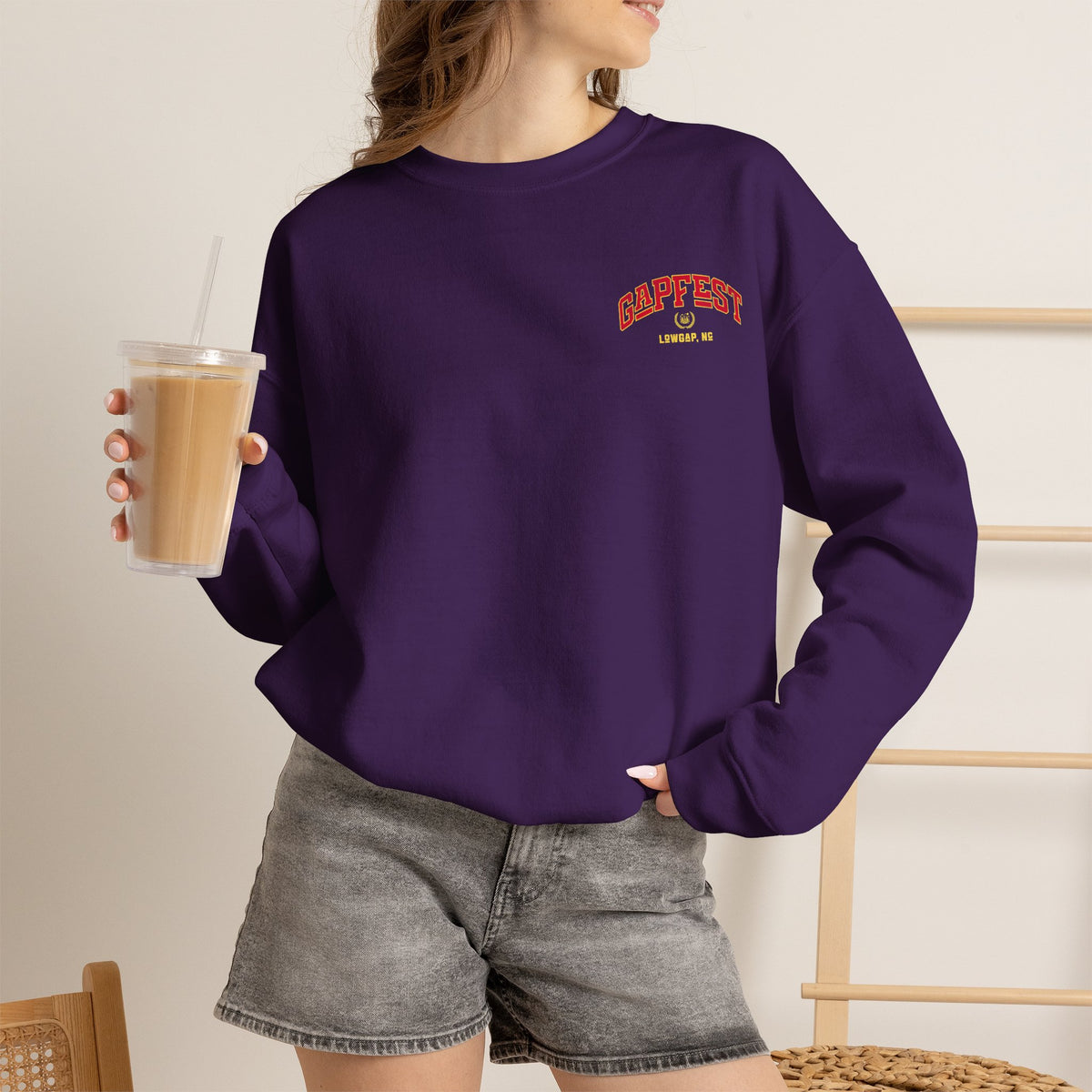 Crewneck Sweatshirt — GAPFEST 2026 Vintage Campus Pullover