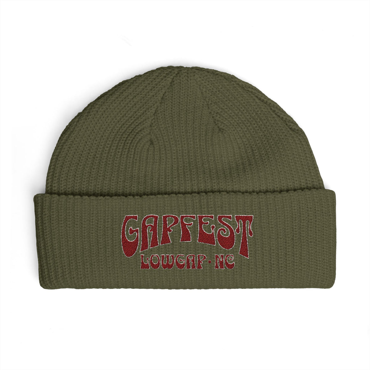 Cuff Beanie — Embroidered Gapfest OG Folded Knit Hat