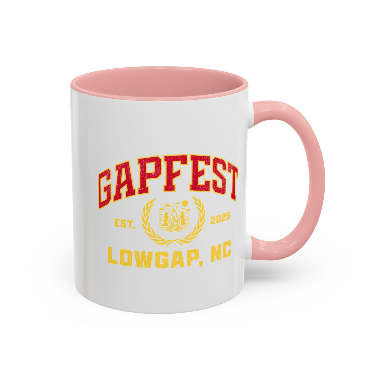 GapFest Lowgap, NC Coffee Mug — Retro Campus Accent Mug (11/15oz)