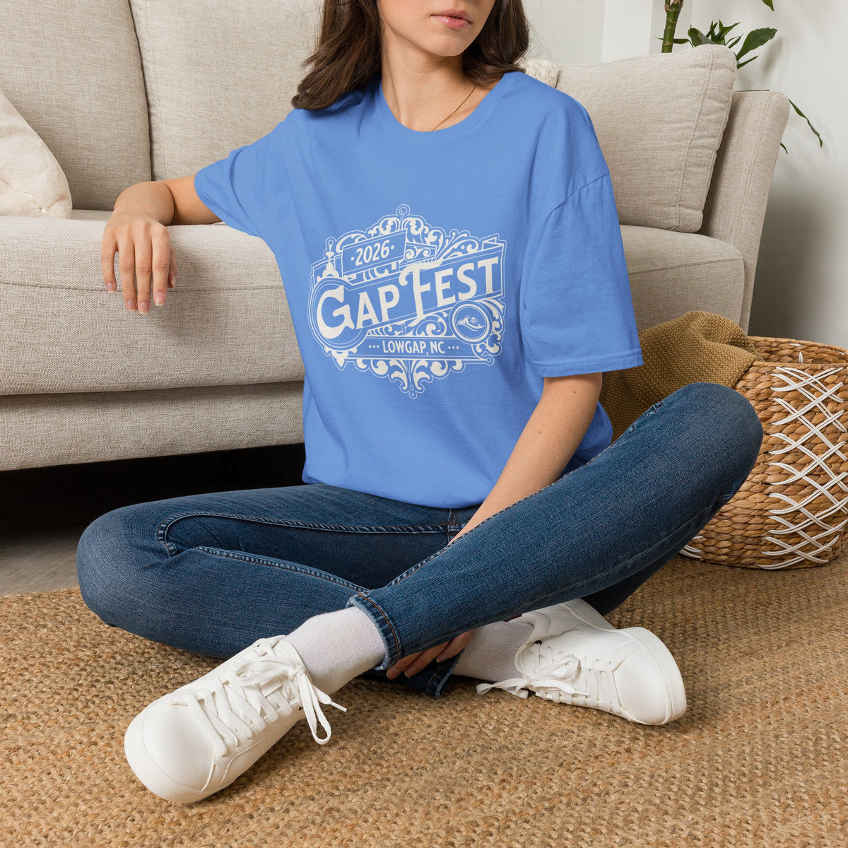 GapFest 2026 Vintage Logo Front Design Fitted T-Shirt