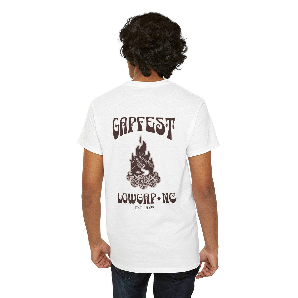 Gapfest 2025 OG Campfire Tee — Lowgap, NC T-Shirt (Est. 2025)