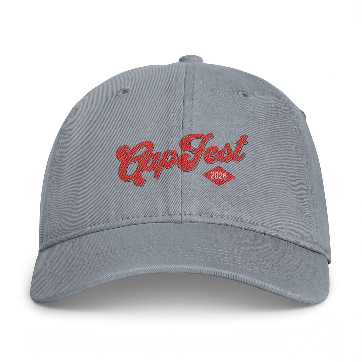 Embroidered GapFest 2026 Logo Cap –  GapFest Retro Script Washed Baseball Hat