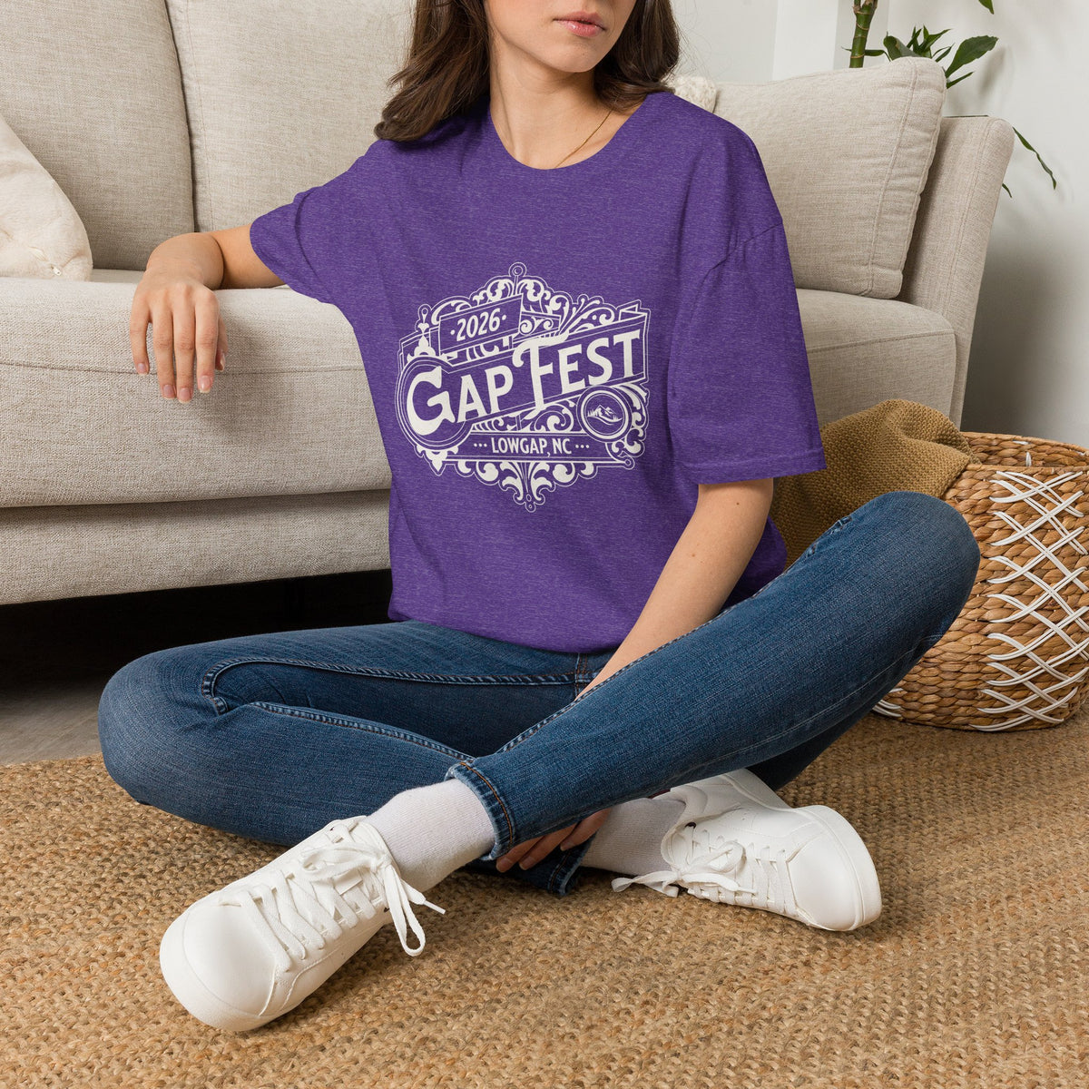 GapFest 2026 Vintage Logo Front Design Fitted T-Shirt