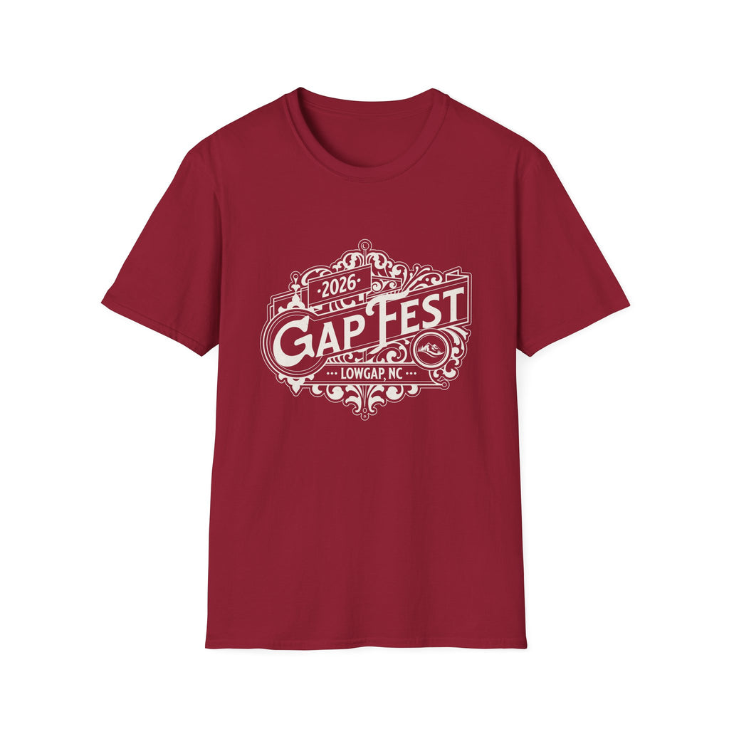 GapFest 2026 Vintage Logo Front Design Fitted T-Shirt