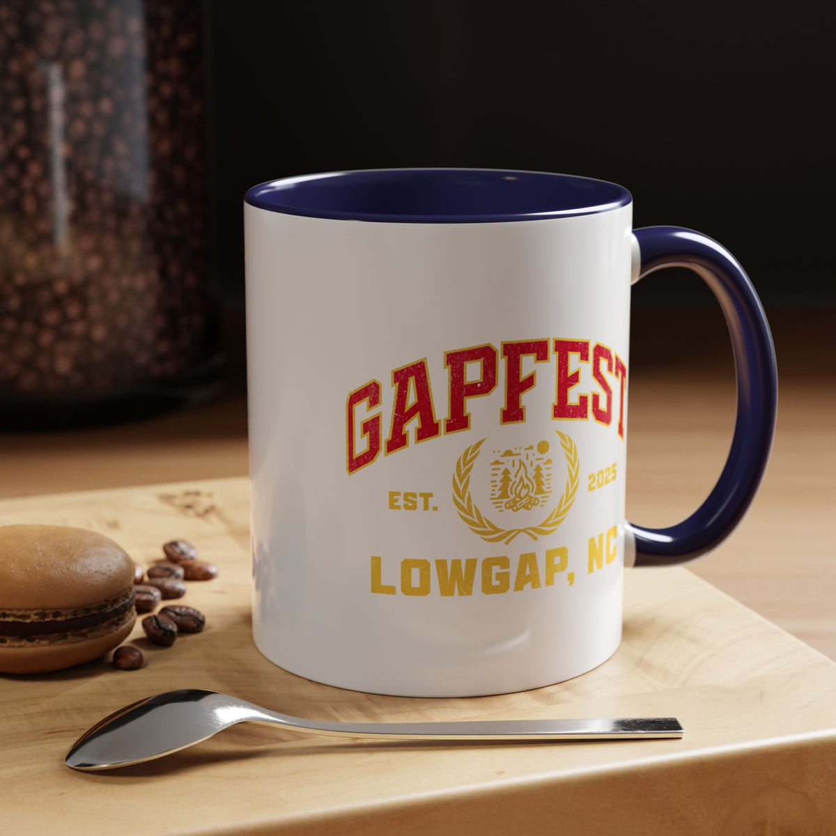 GapFest Lowgap, NC Coffee Mug — Retro Campus Accent Mug (11/15oz)