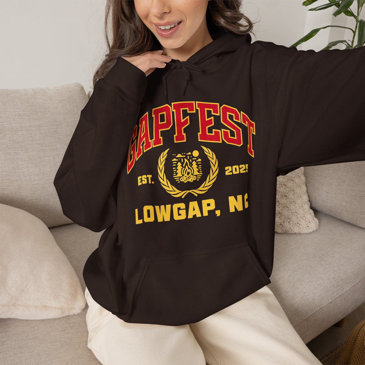 GapFest Lowgap NC Hoodie — Vintage College-Style Pullover
