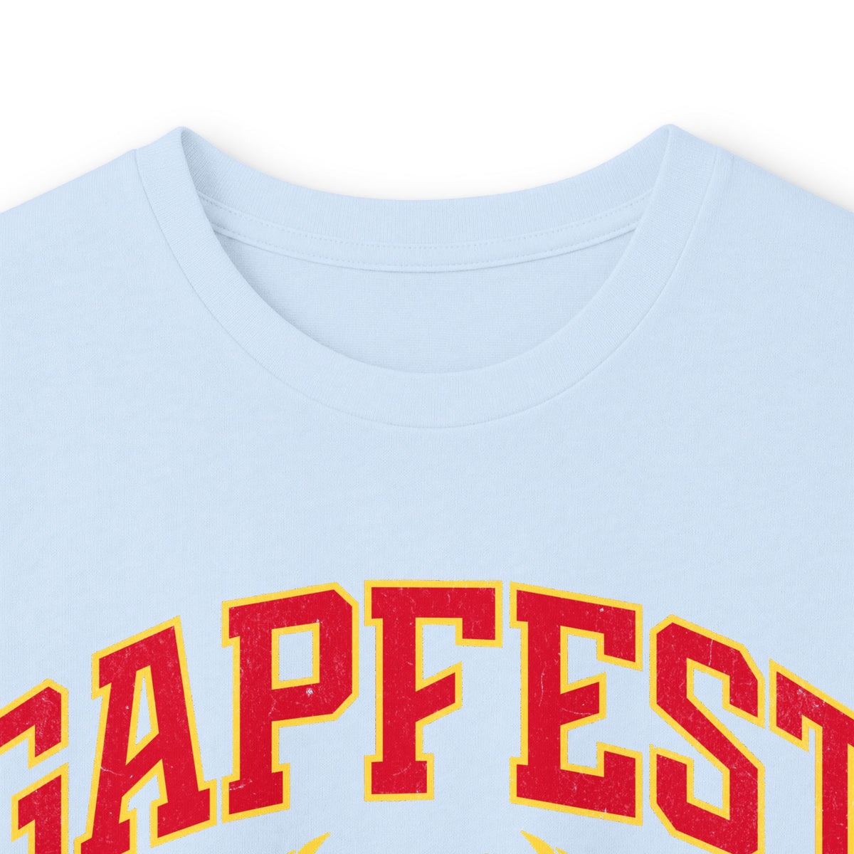 GapFest Front Design Long Sleeve Tee —  Vintage College Crest Shirt