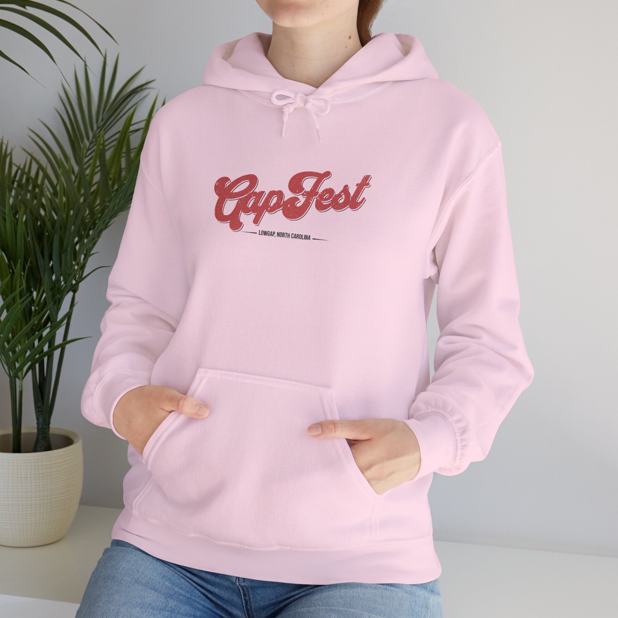 CapFest Music Festival Hoodie — Vintage Handcrafted Logo Pullover