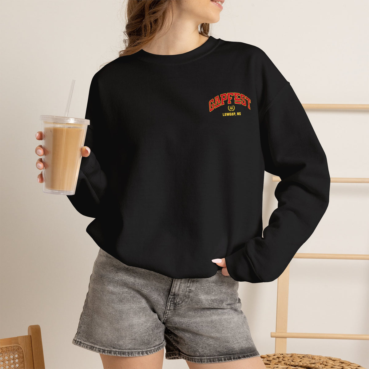 Crewneck Sweatshirt — GAPFEST 2026 Vintage Campus Pullover