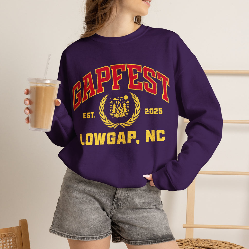 Gapfest Lowgap NC Crewneck Sweatshirt – Vintage College-Style Pullover