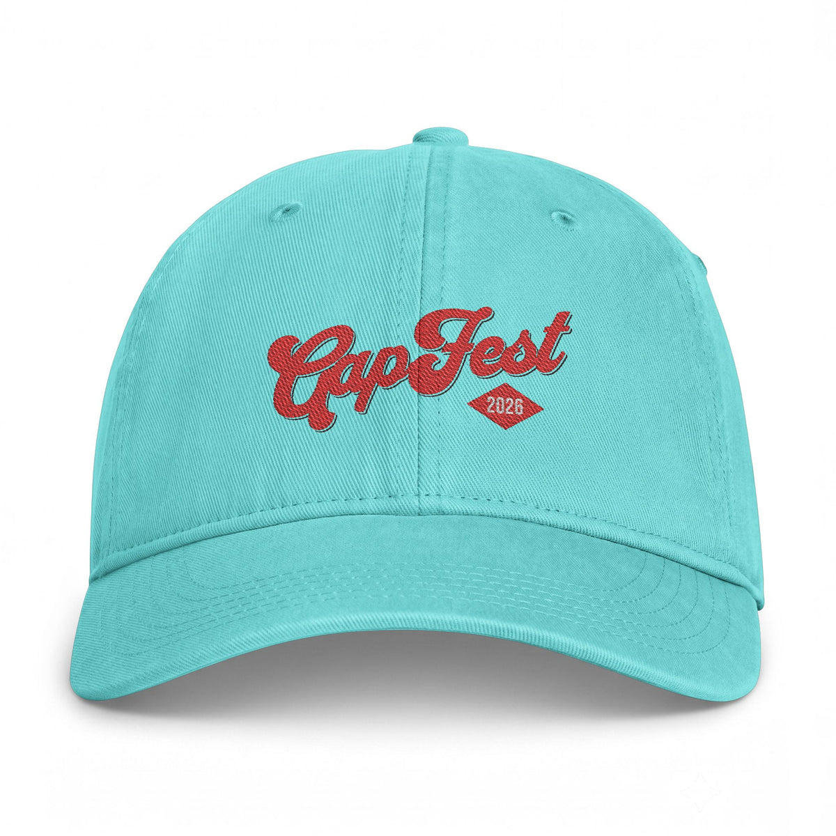 Embroidered GapFest 2026 Logo Cap –  GapFest Retro Script Washed Baseball Hat