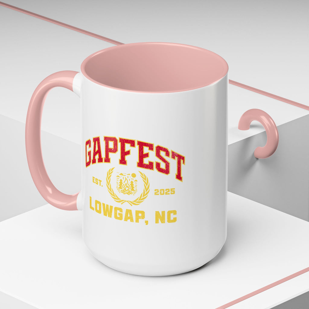 GapFest Lowgap, NC Coffee Mug — Retro Campus Accent Mug (11/15oz)