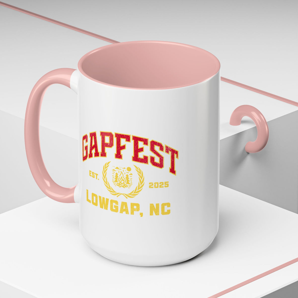 GapFest Lowgap, NC Coffee Mug — Retro Campus Accent Mug (11/15oz)