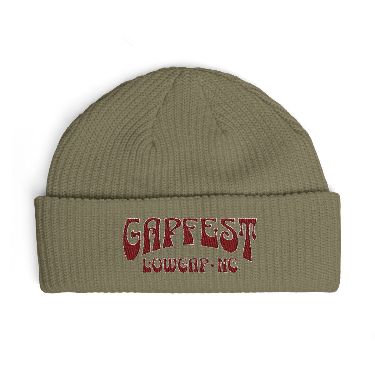 Cuff Beanie — Embroidered Gapfest OG Folded Knit Hat