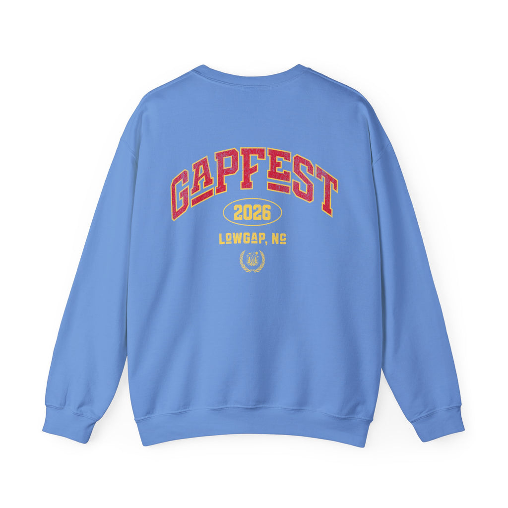 Crewneck Sweatshirt — GAPFEST 2026 Vintage Campus Pullover