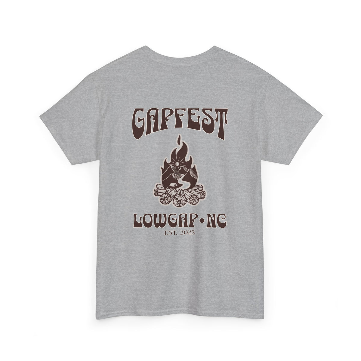 Gapfest 2025 OG Campfire Tee — Lowgap, NC T-Shirt (Est. 2025)