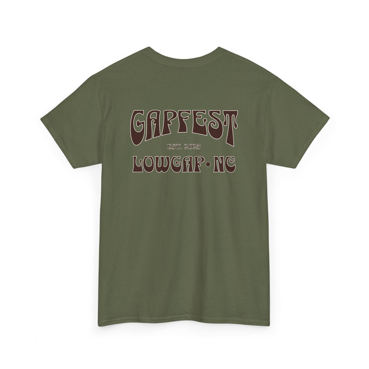 GapFest 2025 OG T-Shirt — GapFest Lowgap NC Retro Mountain Tee