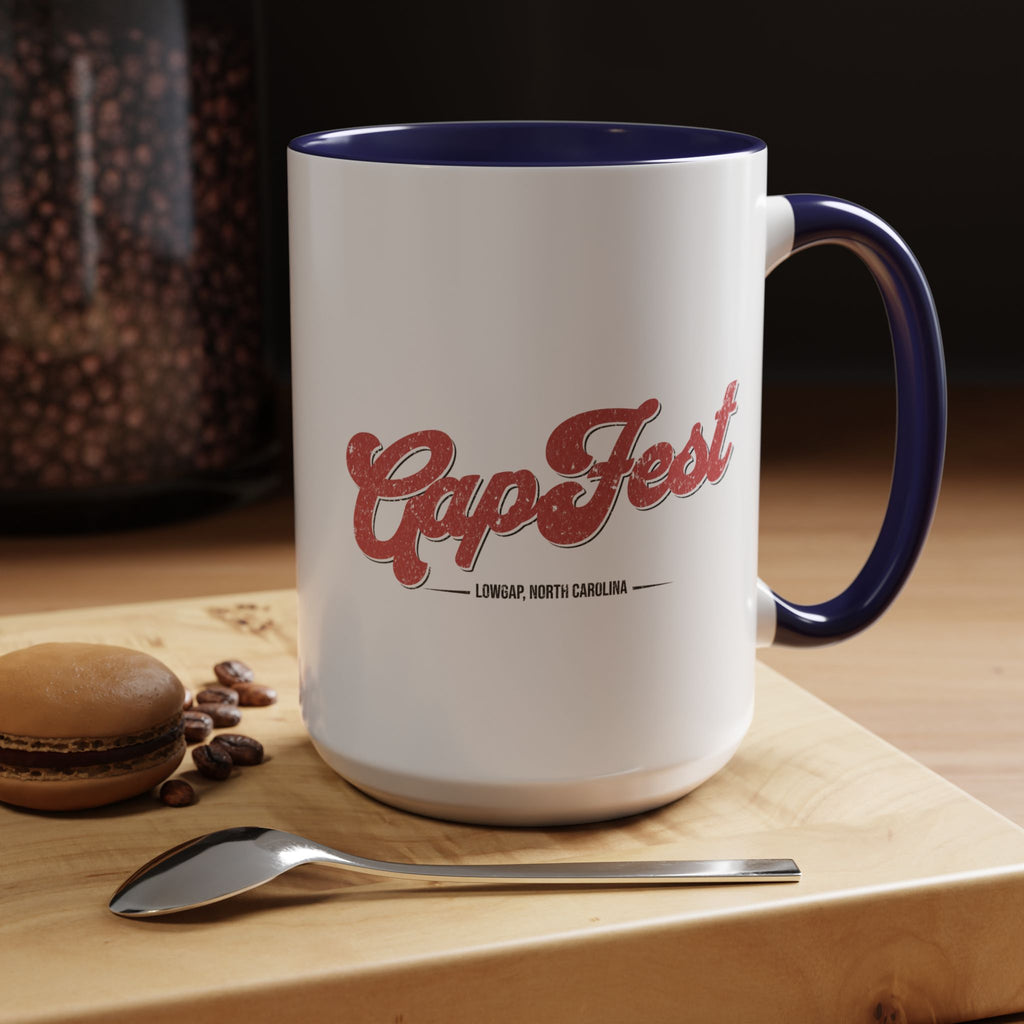 GapFest Coffee Mug — Vintage Logo Ceramic Accent Mug (11/15 oz)