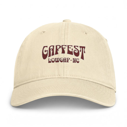 Embroidered Gapfest 2025 0G Vintage Logo Cap – Coastal Washed Hat