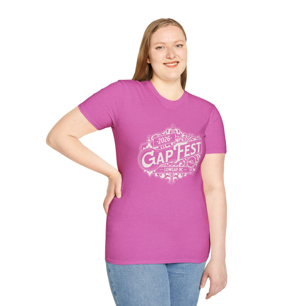 GapFest 2026 Vintage Logo Front Design Fitted T-Shirt