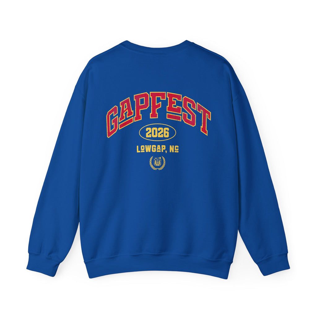 Crewneck Sweatshirt — GAPFEST 2026 Vintage Campus Pullover