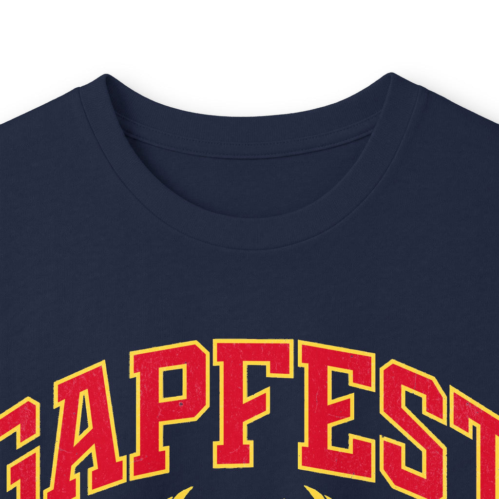 GapFest Front Design Long Sleeve Tee —  Vintage College Crest Shirt