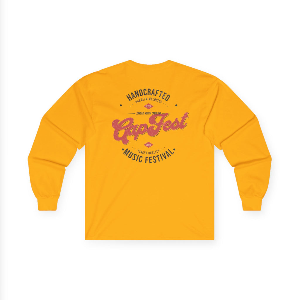 GapFest Handcrafted Long Sleeve Tee – Festival Graphic T-Shirt