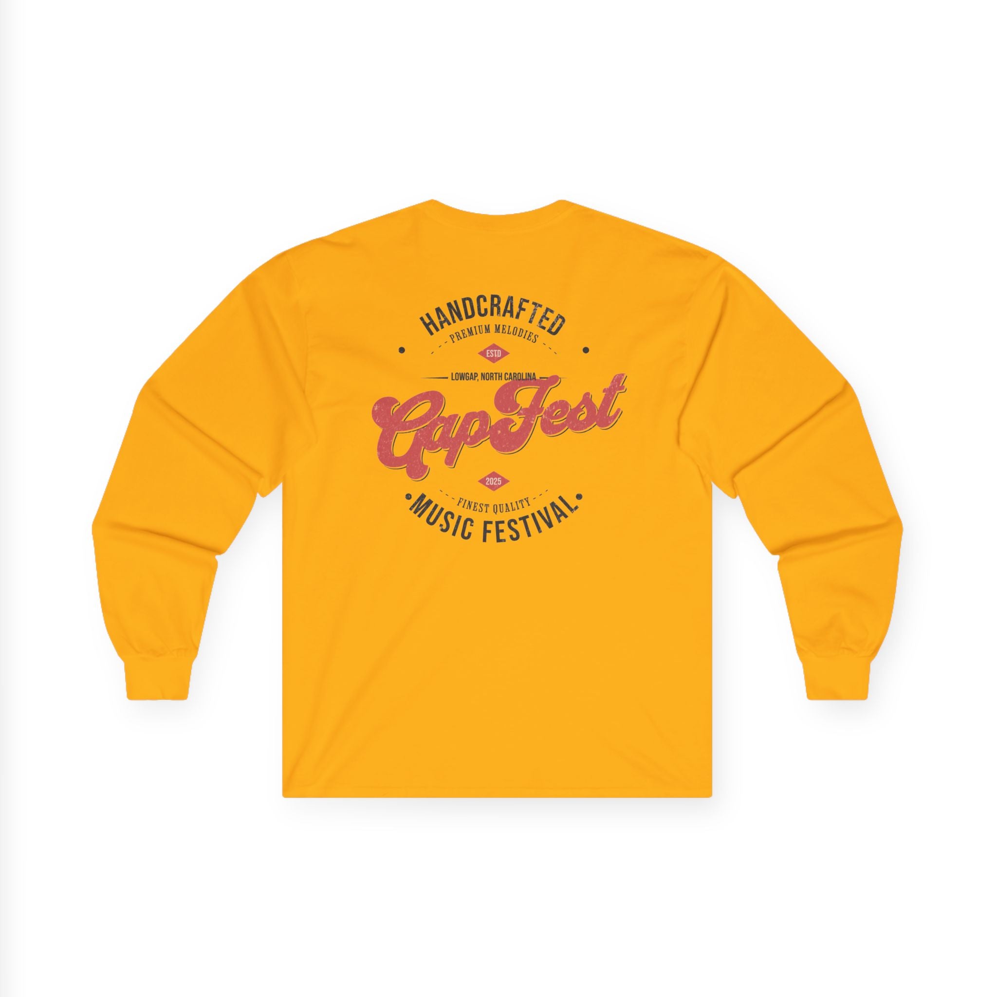 GapFest Handcrafted Long Sleeve Tee – Festival Graphic T-Shirt