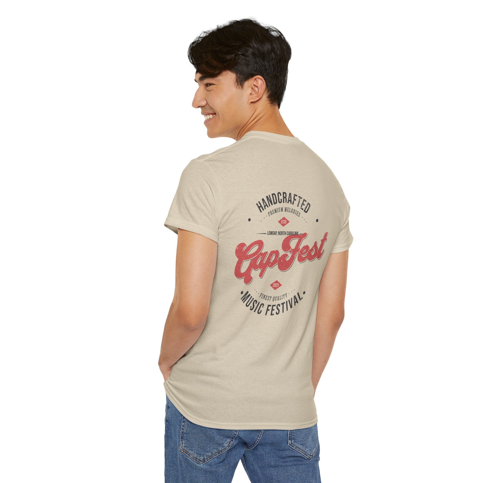 GapFest Handcrafted Logo Tee — Festival Graphic T‑Shirt