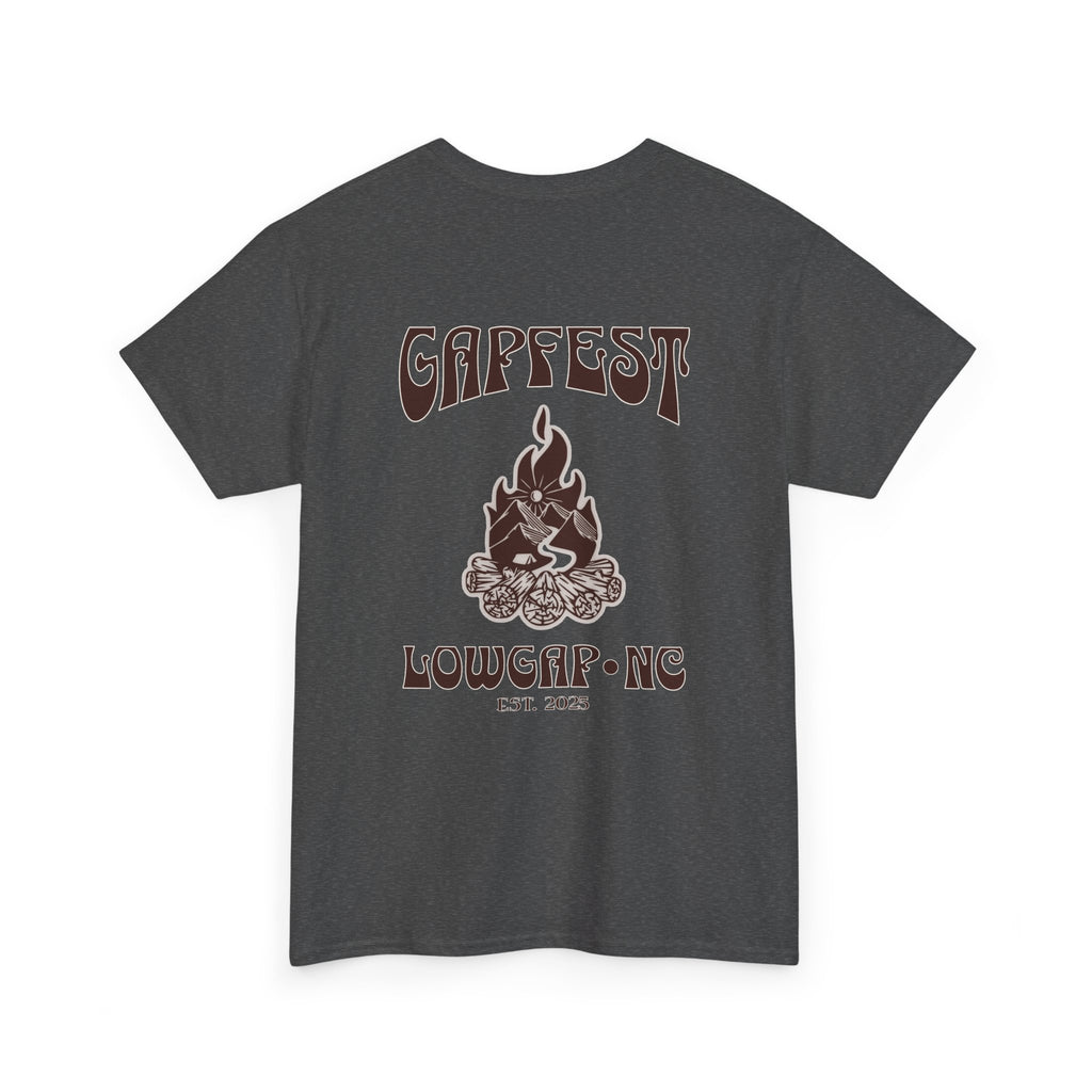 Gapfest 2025 OG Campfire Tee — Lowgap, NC T-Shirt (Est. 2025)