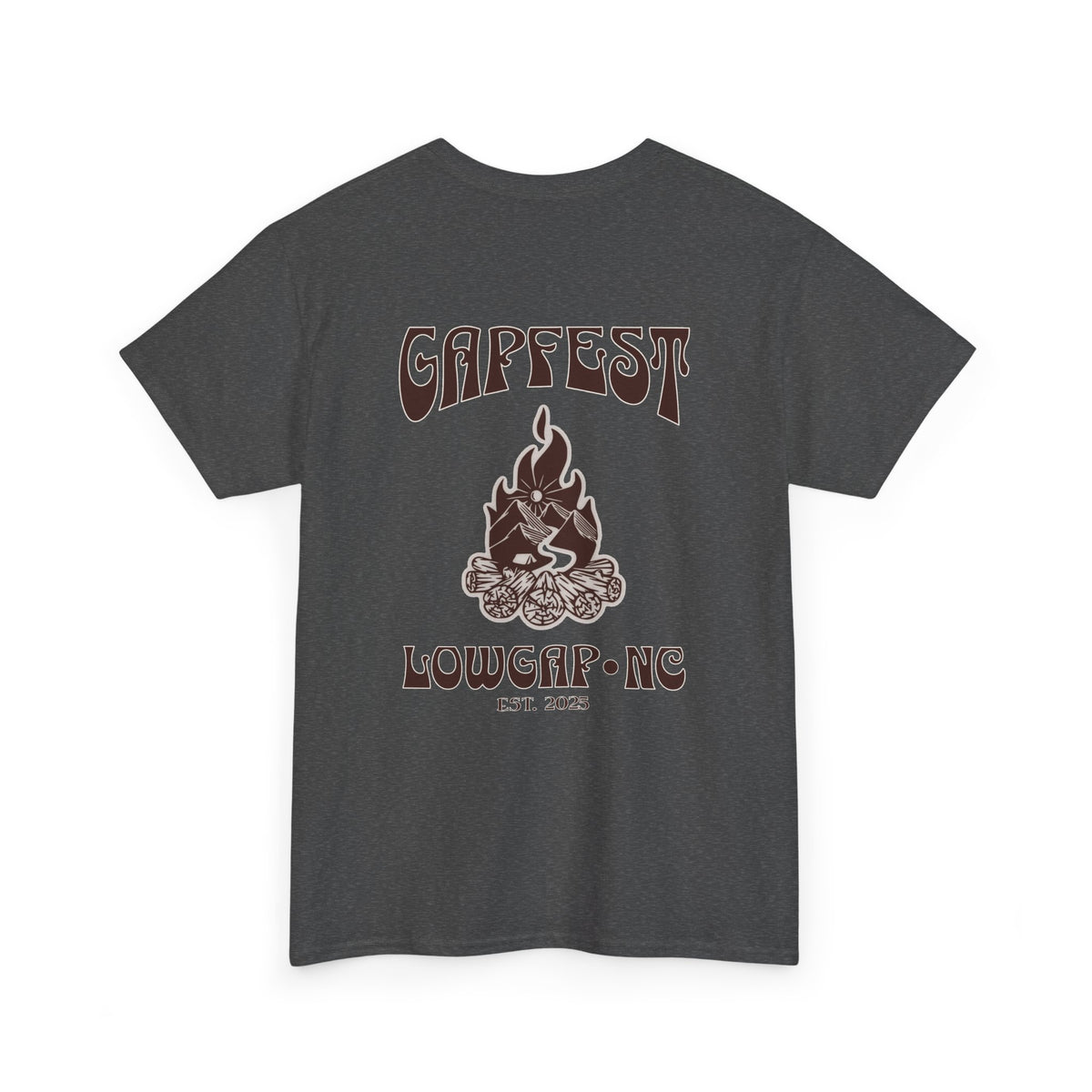 Gapfest 2025 OG Campfire Tee — Lowgap, NC T-Shirt (Est. 2025)