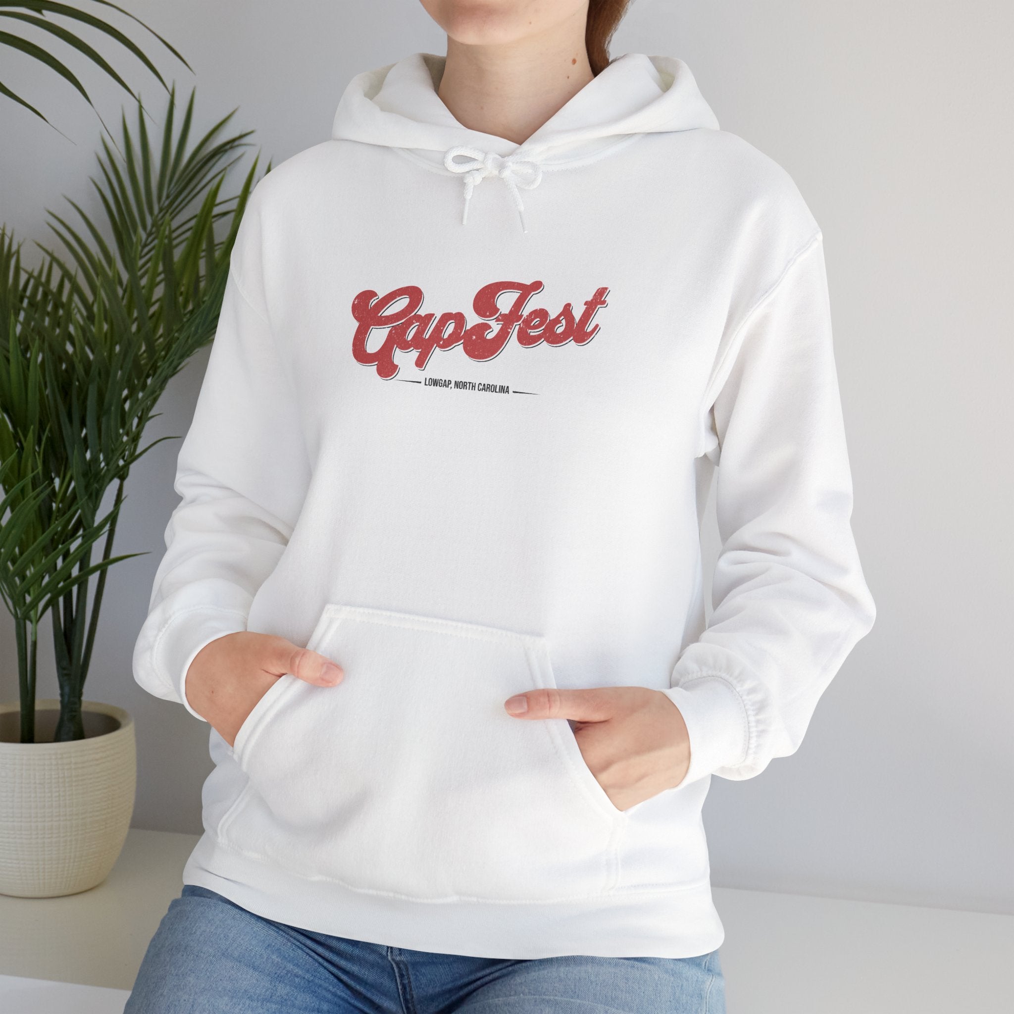 CapFest Music Festival Hoodie — Vintage Handcrafted Logo Pullover