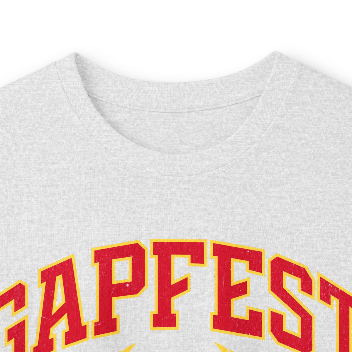 GapFest Front Design Long Sleeve Tee —  Vintage College Crest Shirt
