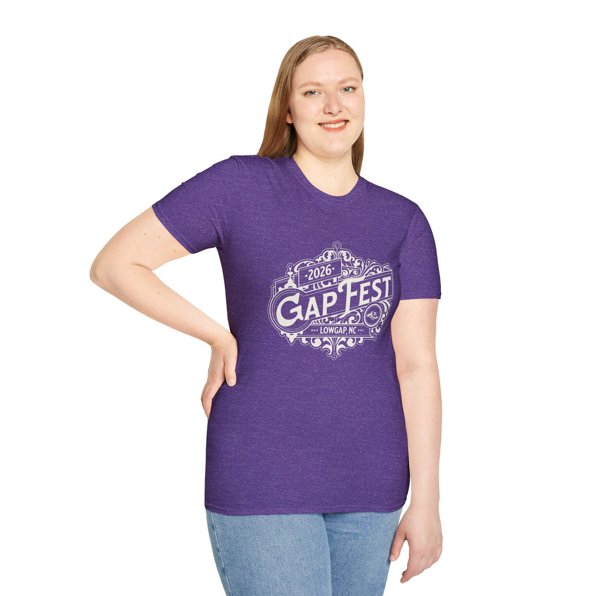 GapFest 2026 Vintage Logo Front Design Fitted T-Shirt