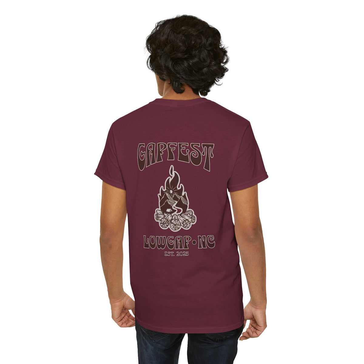 Gapfest 2025 OG Campfire Tee — Lowgap, NC T-Shirt (Est. 2025)