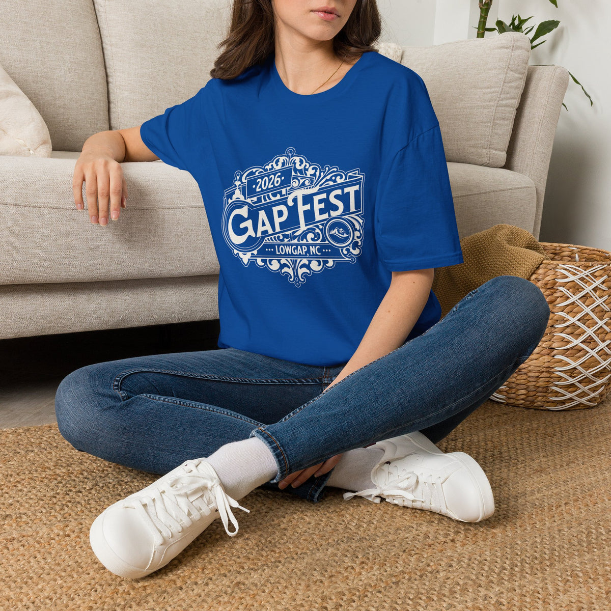 GapFest 2026 Vintage Logo Front Design Fitted T-Shirt