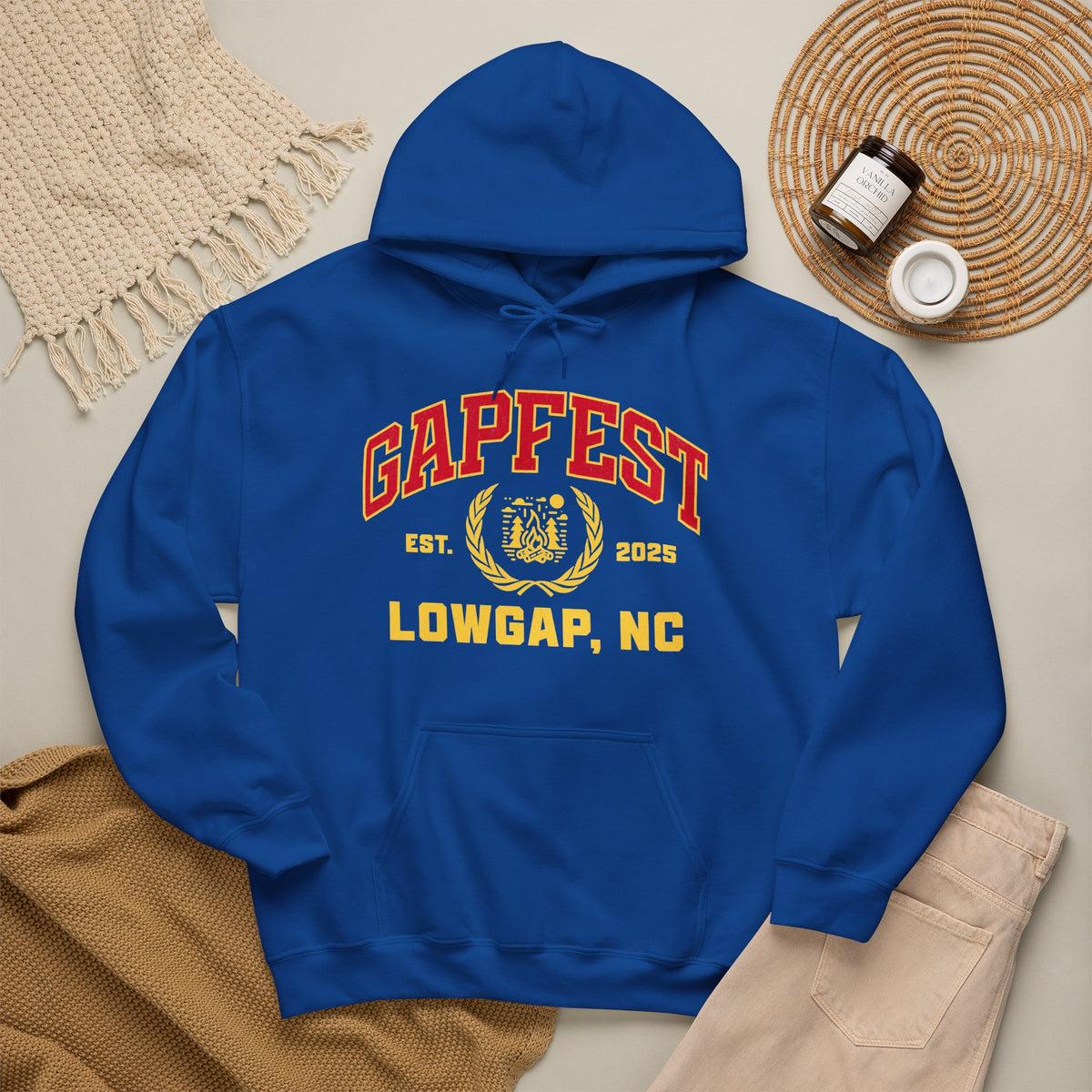 GapFest Lowgap NC Hoodie — Vintage College-Style Pullover