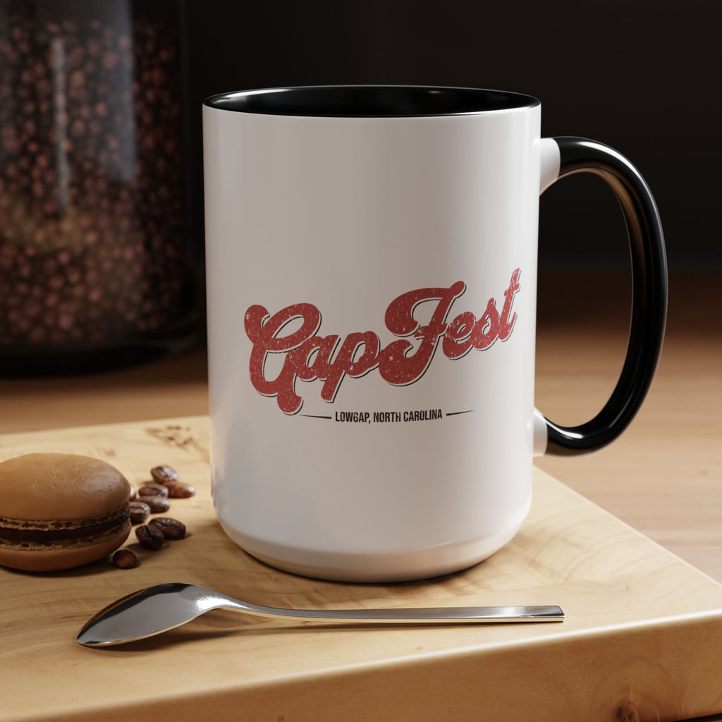 GapFest Coffee Mug — Vintage Logo Ceramic Accent Mug (11/15 oz)
