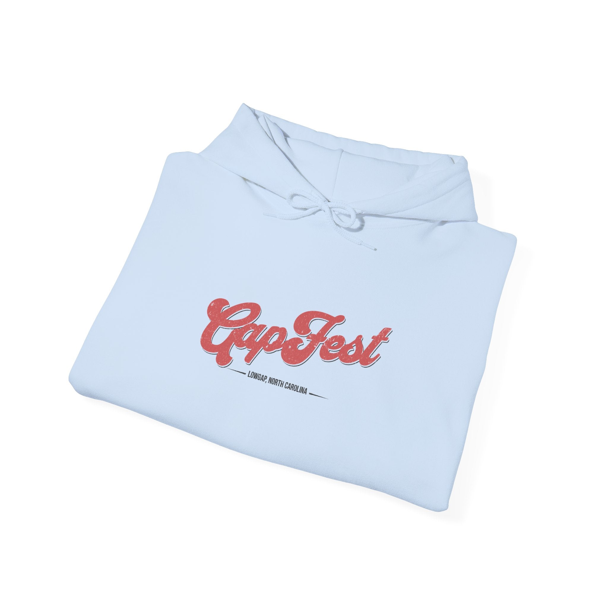 CapFest Music Festival Hoodie — Vintage Handcrafted Logo Pullover