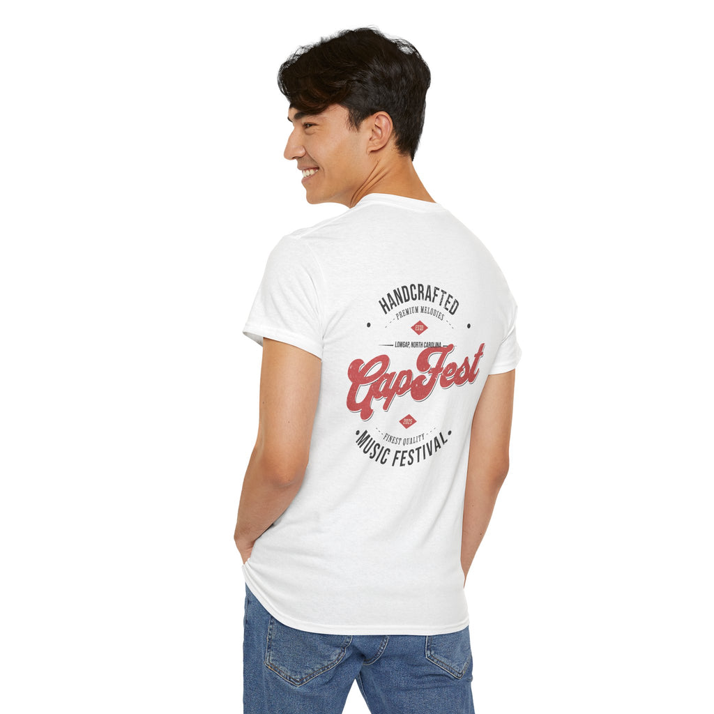 GapFest Handcrafted Logo Tee — Festival Graphic T‑Shirt