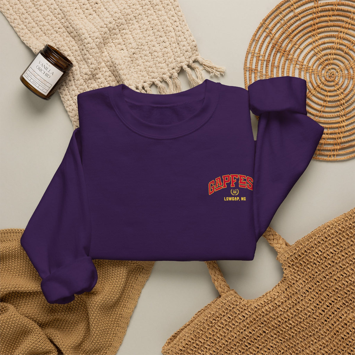 Crewneck Sweatshirt — GAPFEST 2026 Vintage Campus Pullover