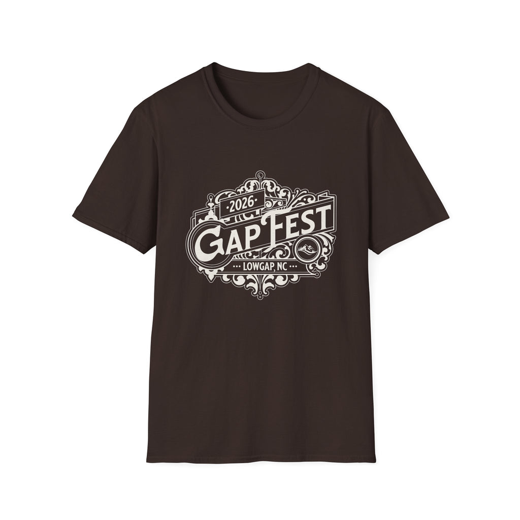 GapFest 2026 Vintage Logo Front Design Fitted T-Shirt