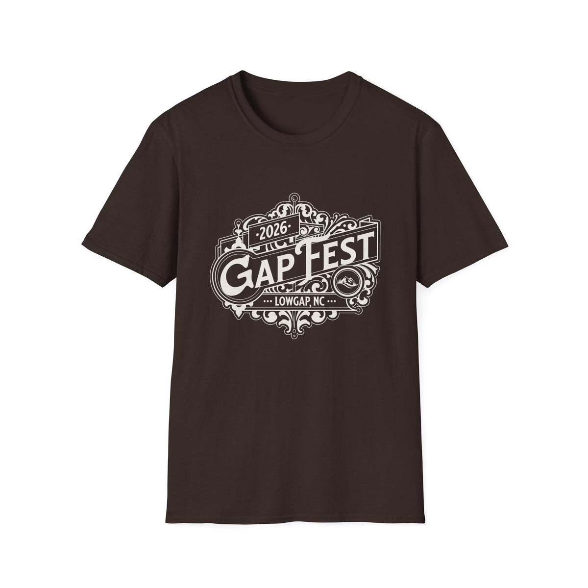 GapFest 2026 Vintage Logo Front Design Fitted T-Shirt
