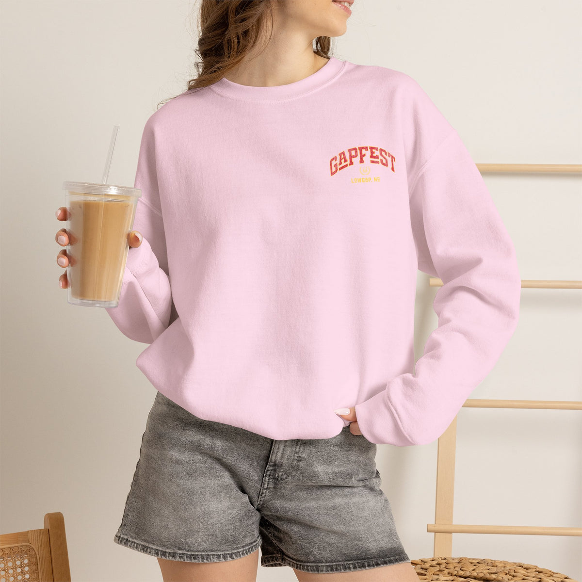 Crewneck Sweatshirt — GAPFEST 2026 Vintage Campus Pullover
