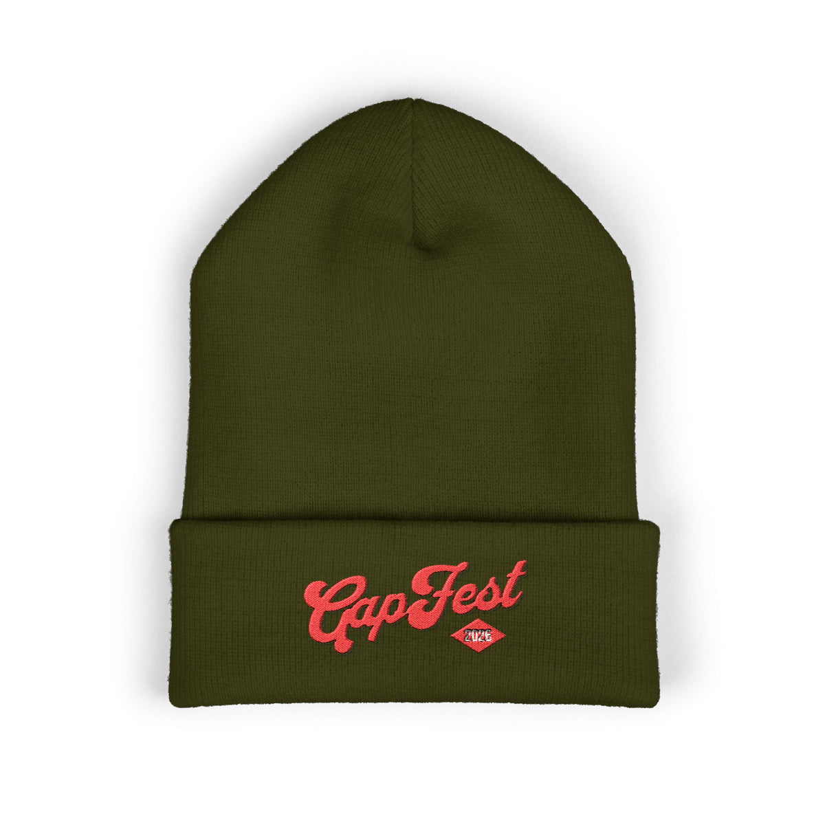 Embroidered GapFest 2026 Cuffed Beanie — Knit Winter Hat